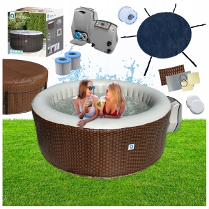 DMUCHANE SPA OGRODOWE BASEN NICE AVENLI 140 DYSZ ZESTAW